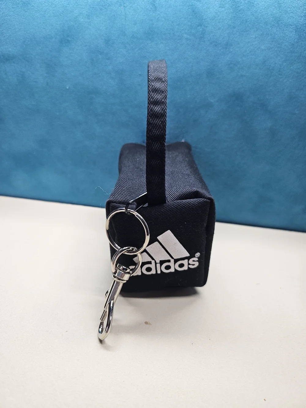 adidas Black Mini Handle Bag with Logo